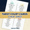 Super Tarot Bundle, Printable Cheat Sheets, Use for Journal Pages, Card Meanings, Reference Guide