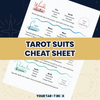 Super Tarot Bundle, Printable Cheat Sheets, Use for Journal Pages, Card Meanings, Reference Guide
