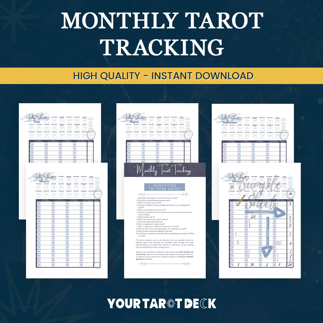 Super Tarot Bundle, Printable Cheat Sheets 90% off Use for Journal Pages, Card Meanings, Reference Guide