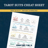 Super Tarot Bundle, Printable Cheat Sheets 90% off Use for Journal Pages, Card Meanings, Reference Guide