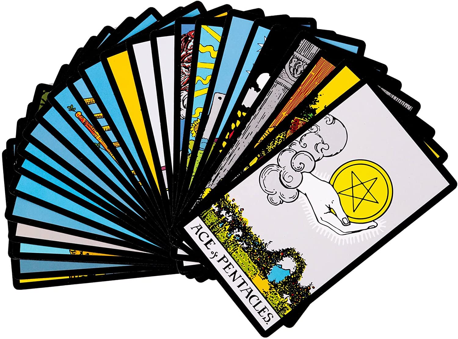 YOURTAROTDECK - Original Tarot Cards Deck with Guidebook & Linen Tarot Bag | Durable Tarot Cards Set for Beginners to Advanced