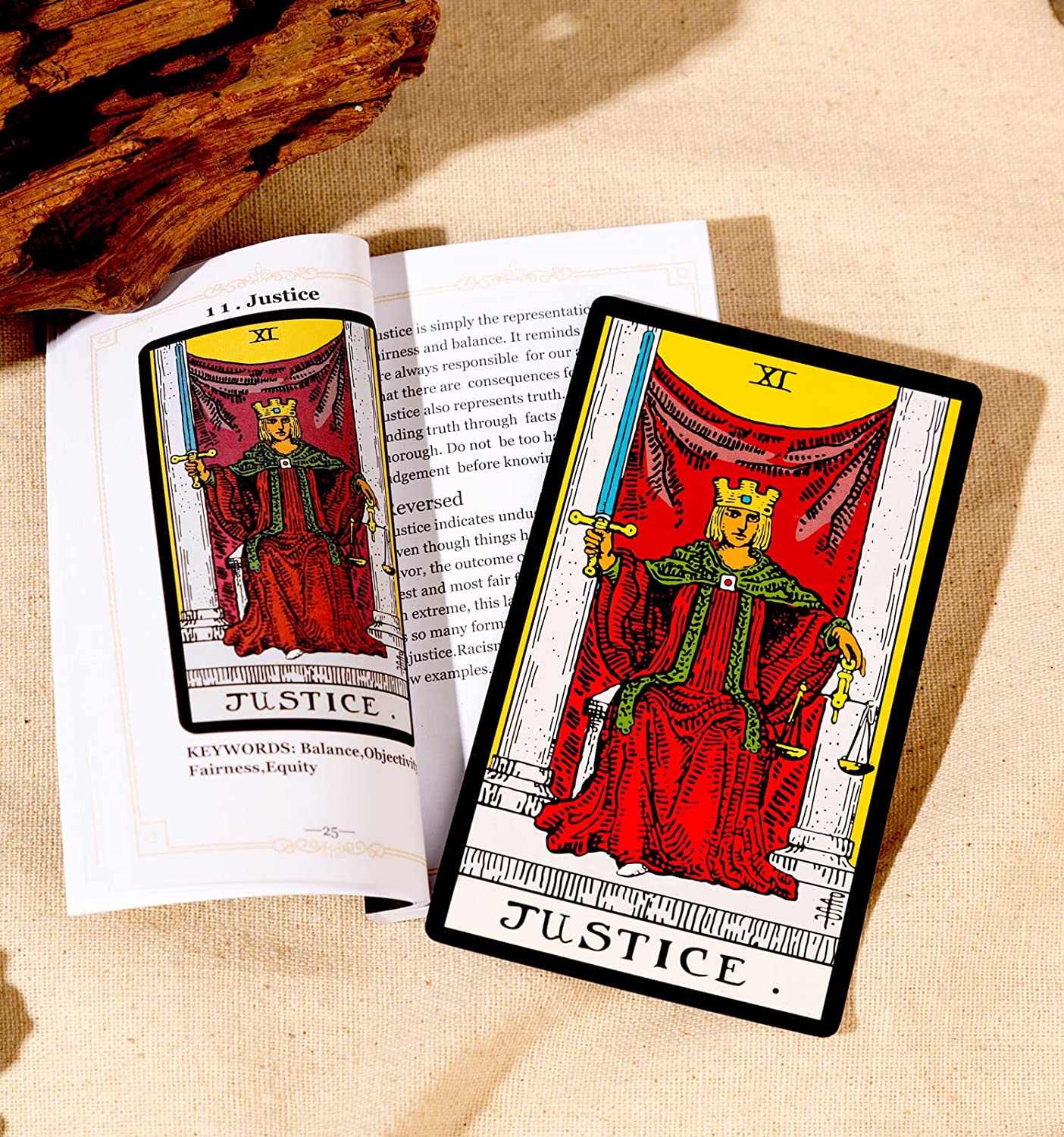 YOURTAROTDECK - Original Tarot Cards Deck with Guidebook & Linen Tarot Bag | Durable Tarot Cards Set for Beginners to Advanced