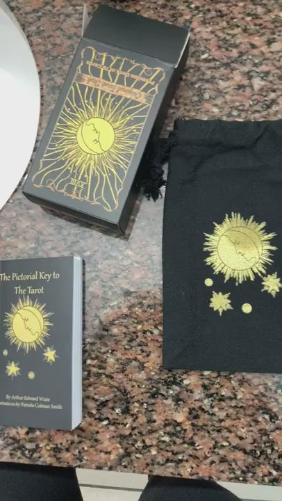 YOURTAROTDECK - Original Tarot Cards Deck with Guidebook & Linen Tarot Bag | Durable Tarot Cards Set for Beginners to Advanced